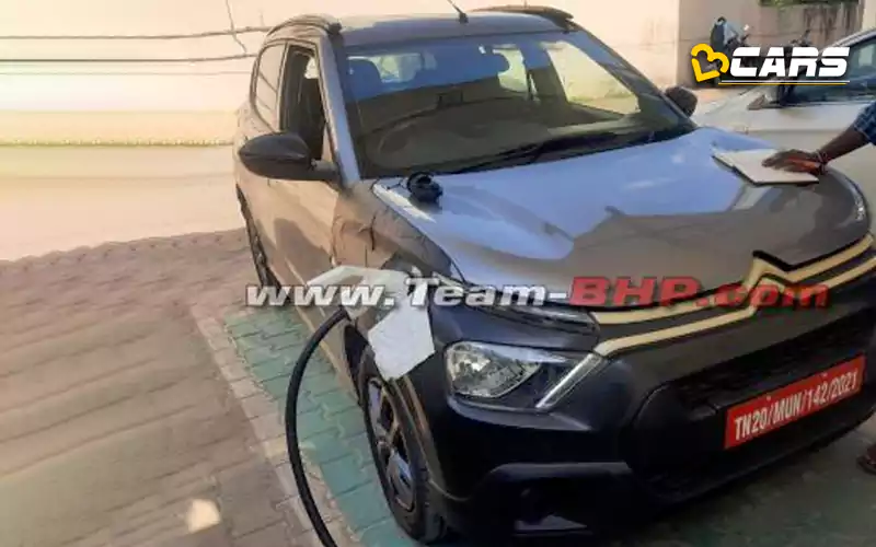 2022 citroen c3 electric spied